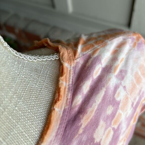 NWT Young Fabulous & Broke Linen Blend Tie Dye Loni Tee Size: M - Picture 8 of 12